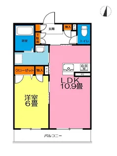 Alto Castello(アルトカステッロ)【1階】の間取り