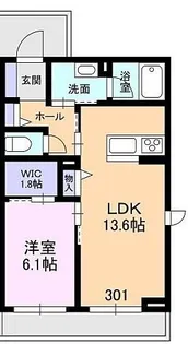 エスペランザ【3階】の間取り