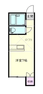 ベルハイツII【2階】の間取り