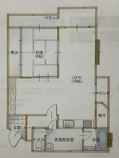 ビューラーFM【2階】の間取り