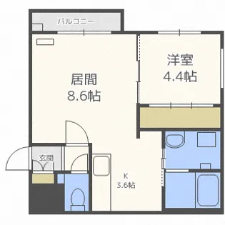 Ti amo N32【3階】の間取り