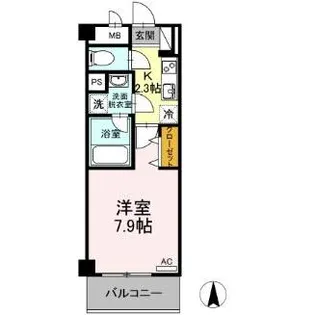 広島県福山市西桜町1【マンション】の間取り