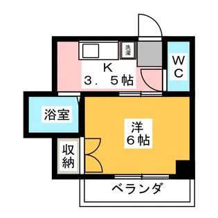 ナガヤハイツ【3階】の間取り