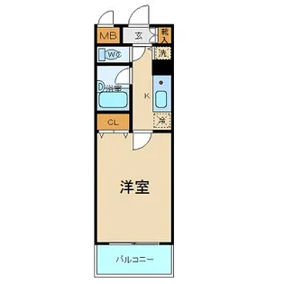 シンシア日本橋新川【2階】の間取り