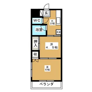 ロックグランデ【4階】の間取り