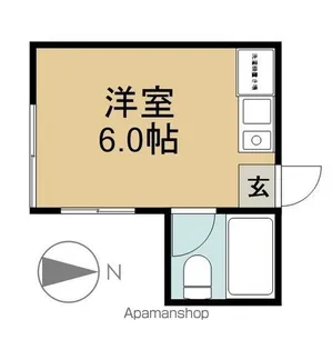 ニューハイツ杏子【2階】の間取り
