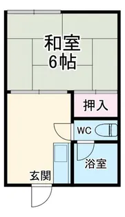 英村アパート【2階】の間取り