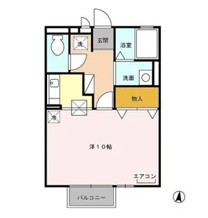 シャルム【1階】の間取り