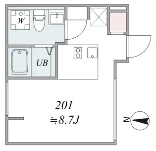 trias231【2階】の間取り