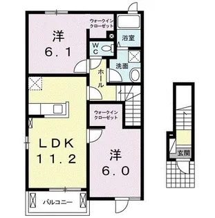 グランドソレ-ユ【2階】の間取り