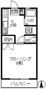 ローゼンハイム【2階】の間取り