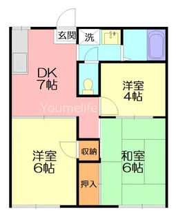 リゾート高麗【1階】の間取り
