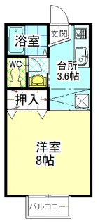 メゾンシリウス【1階】の間取り