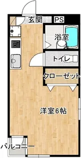 元浜グリーンホームズ【4階】の間取り