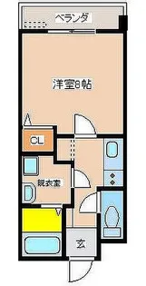アネシス池田【1階】の間取り