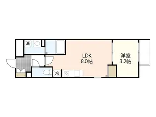 月光古江西町【1階】の間取り