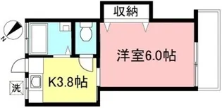 セゾン萩野【2階】の間取り