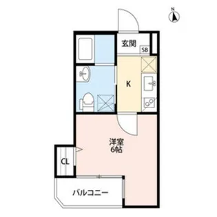ciel神崎川【2階】の間取り