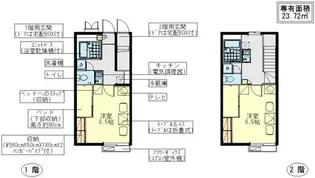 レオパレスクレール【1階】の間取り