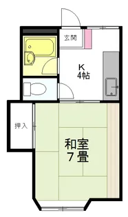 コーポ山本【2階】の間取り