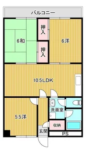 3LDKの間取り画像