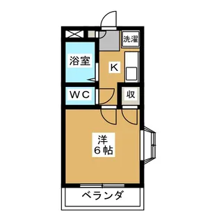 ハイツエスティアン【1階】の間取り