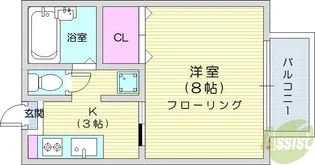 連坊エステート【2階】の間取り
