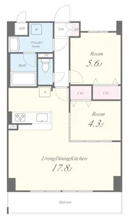 Lier a lavenir(リエ ア ラヴニール)【7階】の間取り