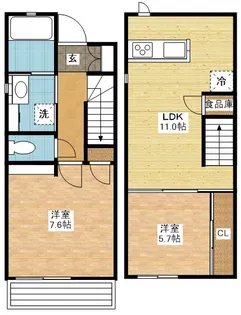 長崎県長崎市大手2【一戸建】の間取り