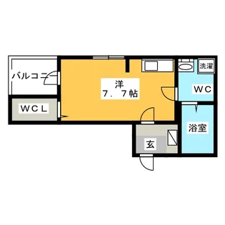 カーサルピナスティーアール【1階】の間取り