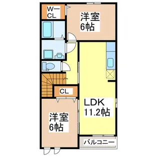 フォルトグランデIII【2階】の間取り