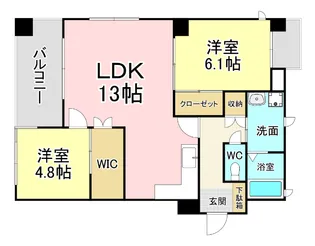 フォロ・ロマーノ【2階】の間取り