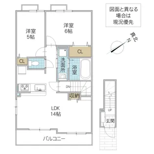 トムトック V【2階】の間取り