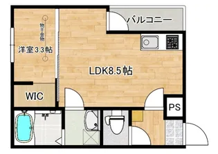 MOVE宇品御幸NEO【3階】の間取り