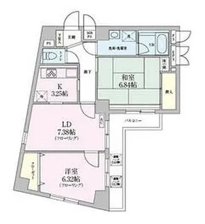 PATH中目黒due【4階】の間取り