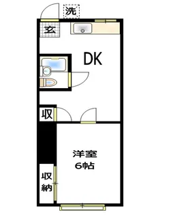 ココ・ユリーヌ【2階】の間取り