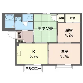 ブランシェ【1階】の間取り