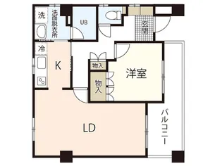 玉井マンション【1階】の間取り