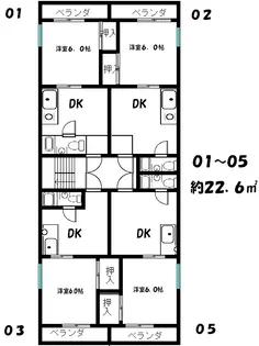 Stable勧修寺【3階】の間取り