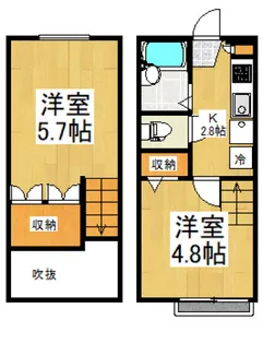 ヒルサイド清瀬【3階】の間取り