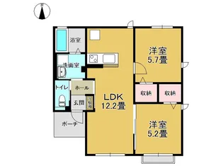 アリエッタ【1階】の間取り