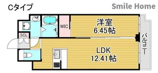 プレジオ帝塚山【4階】の間取り