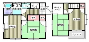 広島県福山市多治米町4【一戸建】の間取り
