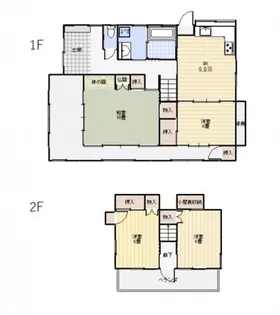 広島県安芸郡熊野町初神3【一戸建】の間取り