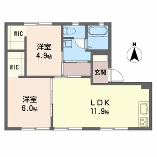 カーサ【1階】の間取り