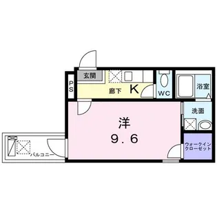 フジパレス鳳駅西III番館【2階】の間取り