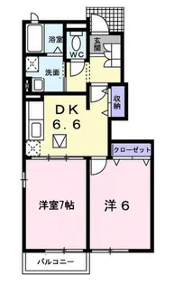 ファシネイション春日1【1階】の間取り