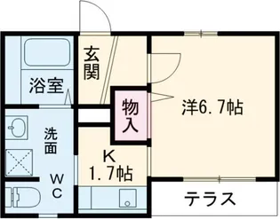 MAISON FAIRY【1階】の間取り