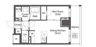 東京都江東区常盤1【マンション】の間取り