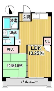 埼玉県川口市芝中田2【マンション】の間取り